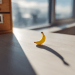 nano banana on desk - Gemini